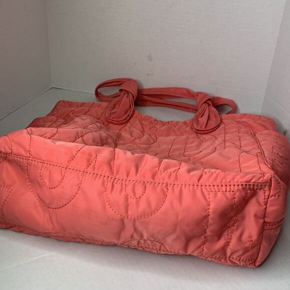 Marc by Marc Jacobs peach nylon quilted workwear tote bag - Picture 8 of 9